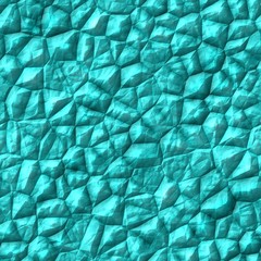 Ornamental stones of different shapes - blue pattern 