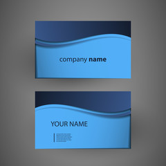 Naklejka premium Business Card Template