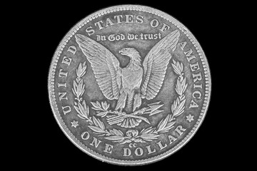 Reverse 1 US dollar in 1890