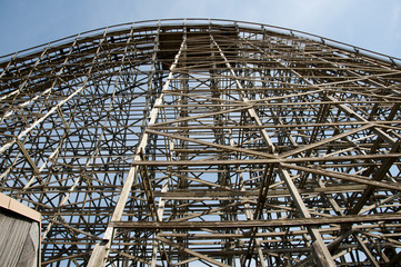 Wooden Roller Coaster