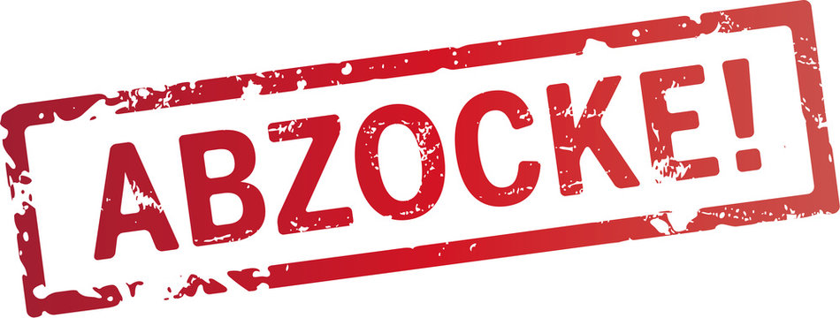 roter Stempel Abzocke