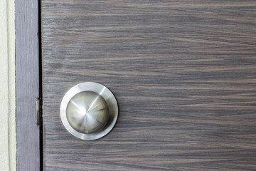 locked wooden door