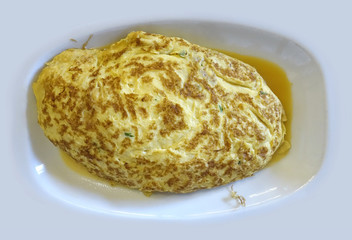 Cod omelette