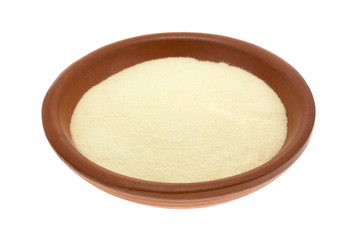 Xanthan gum in a small bowl