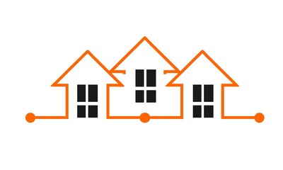 Home technology / electric housing, electric and Internet networks in residential, home line