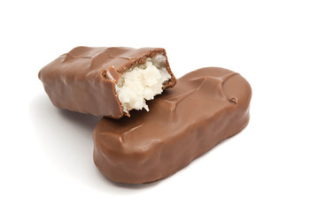 pair of delicious chocolate bars