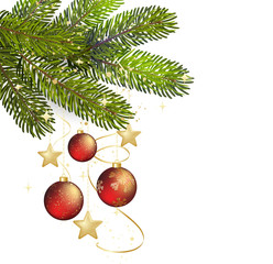 Christmas background Vector illustration.