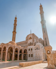 Fototapeta premium Al-Mostafa Mosque in Sharm-el-Sheikh, Sinai, Egypt