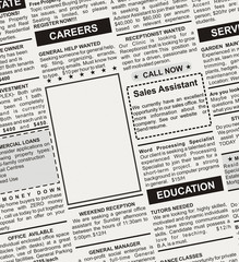 Fototapeta premium Career Ad