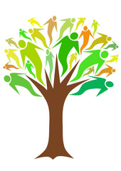 drzewo postacie logo
