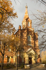 Lutheran Church of the resurrection of Christ ,1865, Tsarskoye Selo (Pushkin), St. Petersburg, Russia
