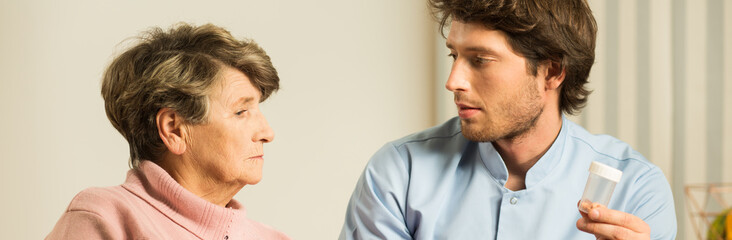 Obraz premium Medicine for woman