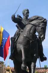 Reiterstandbild von Simon Bolivar in Venezuela
