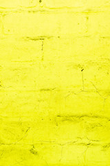 Yellow brick wall
