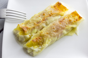 Cooking baked cannelloni