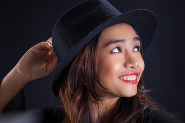 Portrait of beautiful Asian girl
