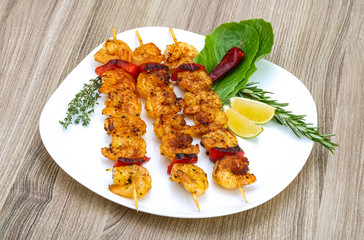 Prawn skewer