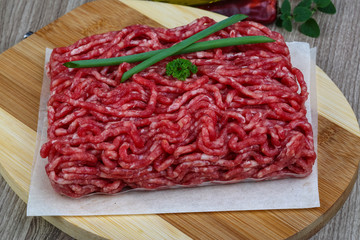 Minced beef meat
