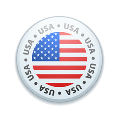 USA Button