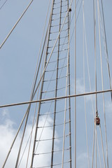 Obraz premium The rope ladder