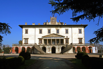 Fototapeta premium Italia,Toscana, la Villa Medicea di Poggio a Caiano.