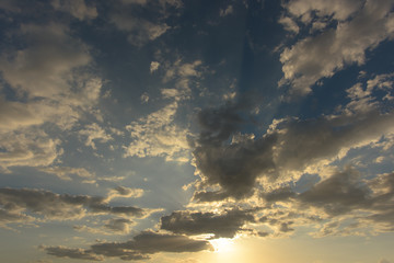 Sunset Sky Background