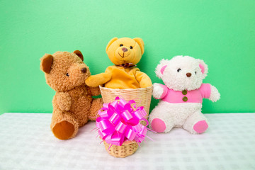 Teddy bear family