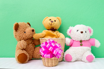 Teddy bear family