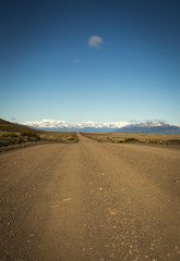 long gravel road patagonia