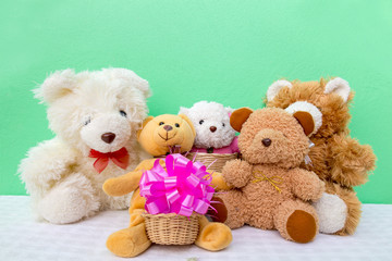 Teddy bear family