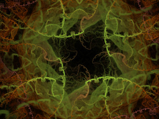 Abstract blurred digitally generated background