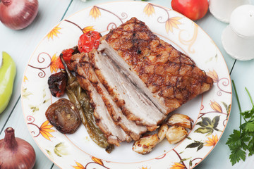 Roasted bacon
