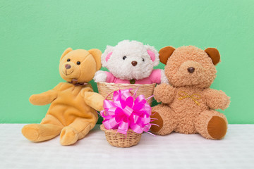 Teddy bear family