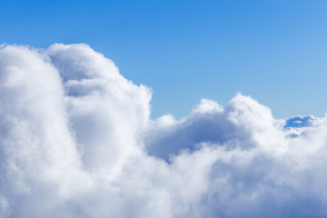 clouds in blue sky
