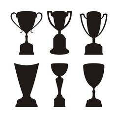 Simple Trophy Vector Template