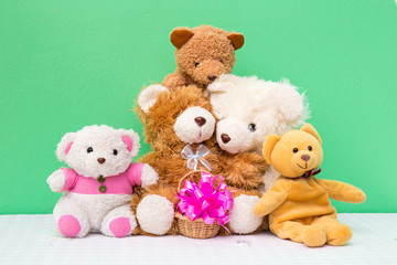 Teddy bear family