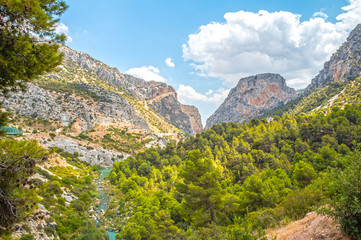 Valley in Caminto del Rey
