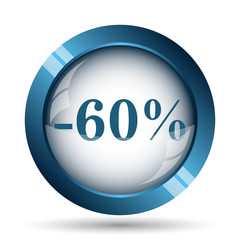 60 percent discount icon