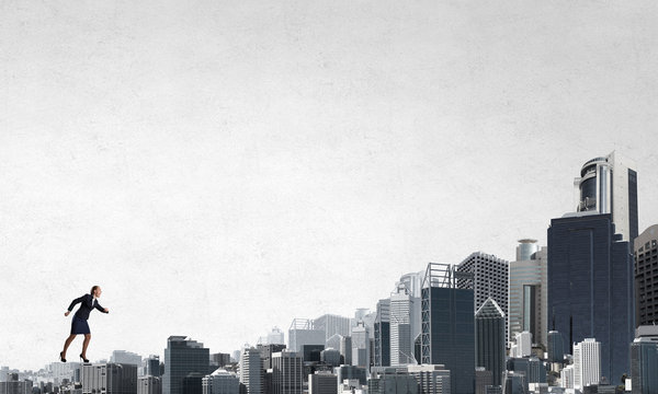 Running up career ladder - Powered by Adobe