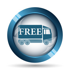Free delivery truck icon