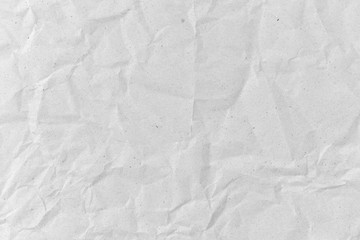 Crumpled white paper background