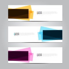 Fototapeta premium Vector design Banner background, illustration EPS10