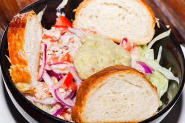Fresh Tuna Salad In Bowl