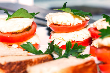 Cream Cheese Stuffed Tomatoes