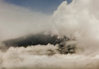 Tungurahua Volcano Explosion In South America