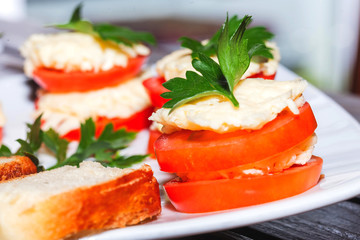 Stuffed Tomatoes With Cream Cheese