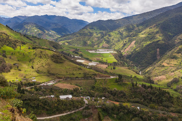 Fototapeta na wymiar Andean Village, South America