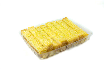Biscuits with butter and sugar
