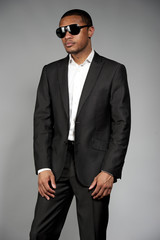 Attractive African American Male in A Suit
