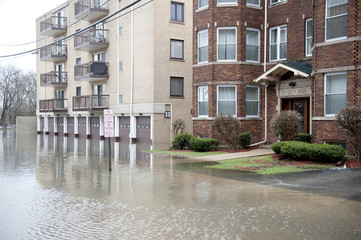 Flooded Homes Outdoors